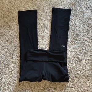 Alo Black High-Waist Bootcut Leggings